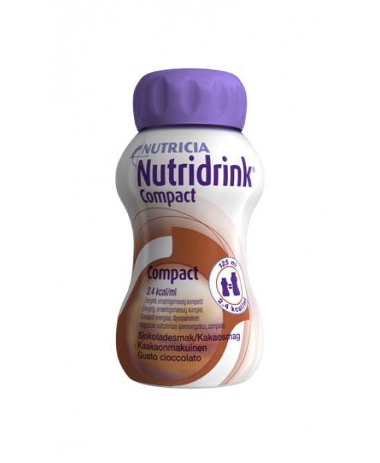 NUTRIDRINK COMPACT CIOCCOLATO 125 ML 4 PEZZI - Farma Nice
