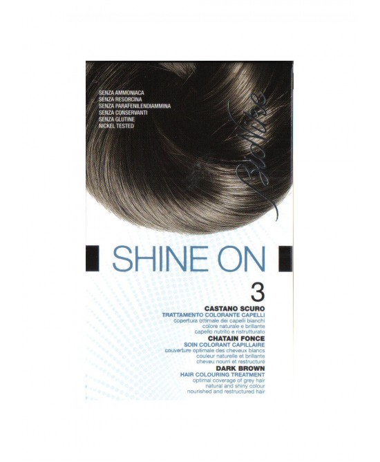 BIONIKE SHINE ON CAPELLI CASTANO SCURO 3 - Farma Nice
