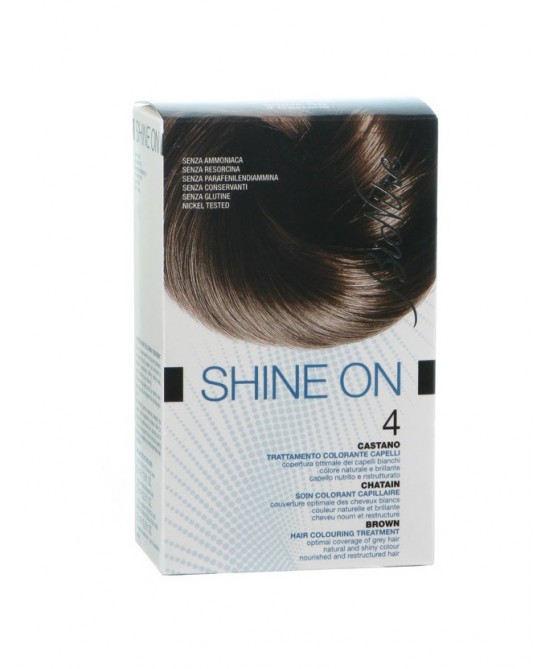 BIONIKE SHINE ON COLORE CAPELLI CASTANO 4 - Farma Nice