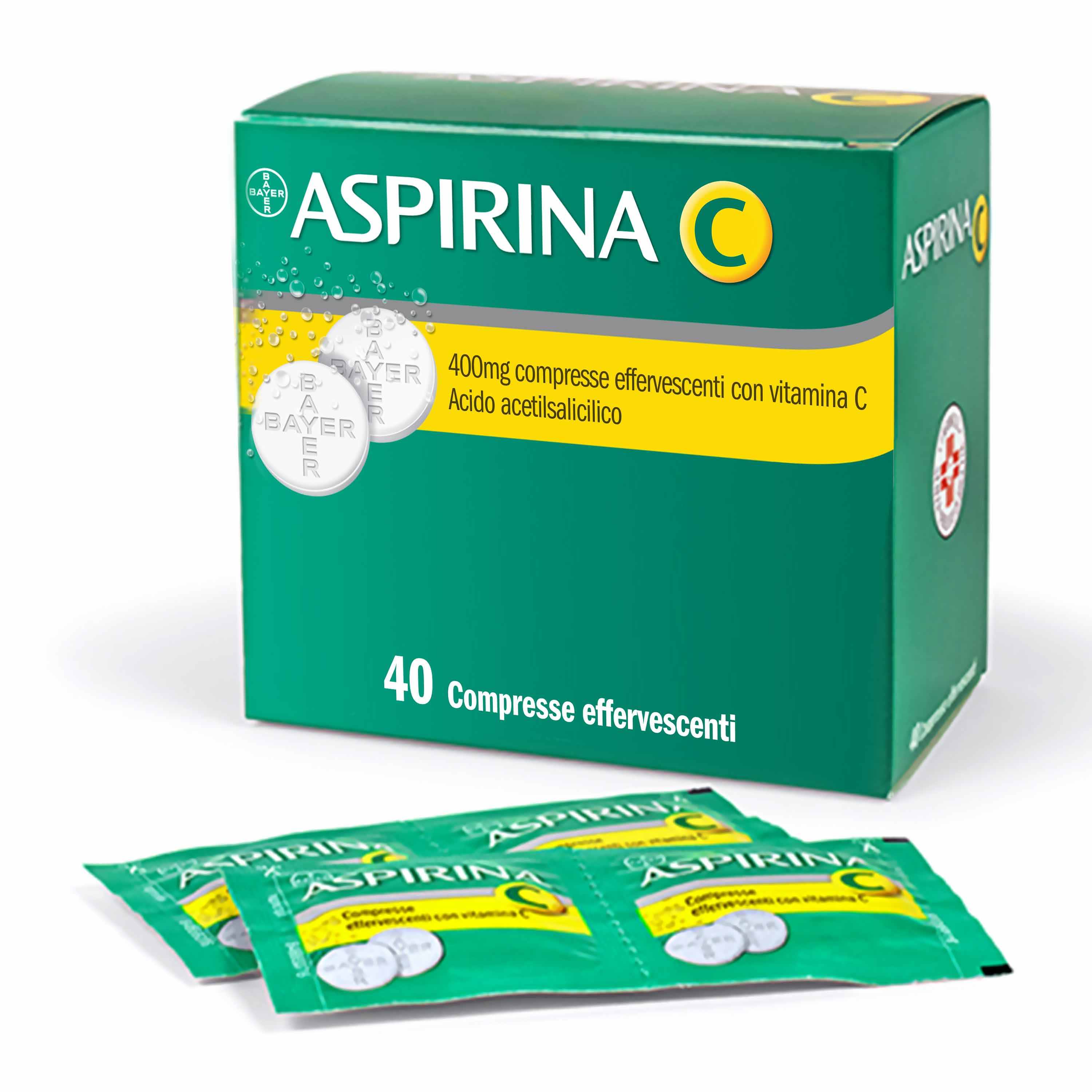 ASPIRINA C*40CPR EFF 400+240MG - Farma Nice