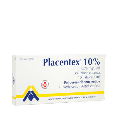 PLACENTEX*SOL CUT 10F 0,75MG - Farma Nice