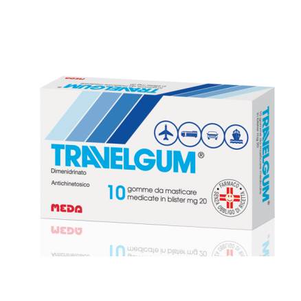TRAVELGUM*10GOMME MAST 20MG - Farma Nice