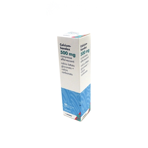 CALCIUM SANDOZ*20CPR EFF 500MG - Farma Nice