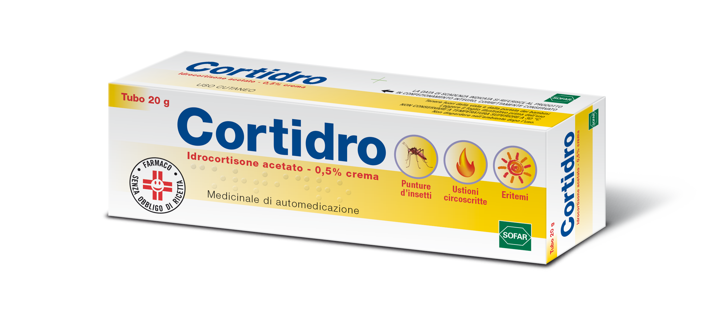 CORTIDRO*CREMA 20G 0,5% - Farma Nice