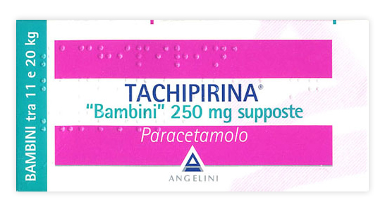 TACHIPIRINA*BB 10SUPP 250MG - Farma Nice
