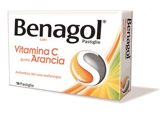 BENAGOL VIT C*16PAST ARANCIA - Farma Nice