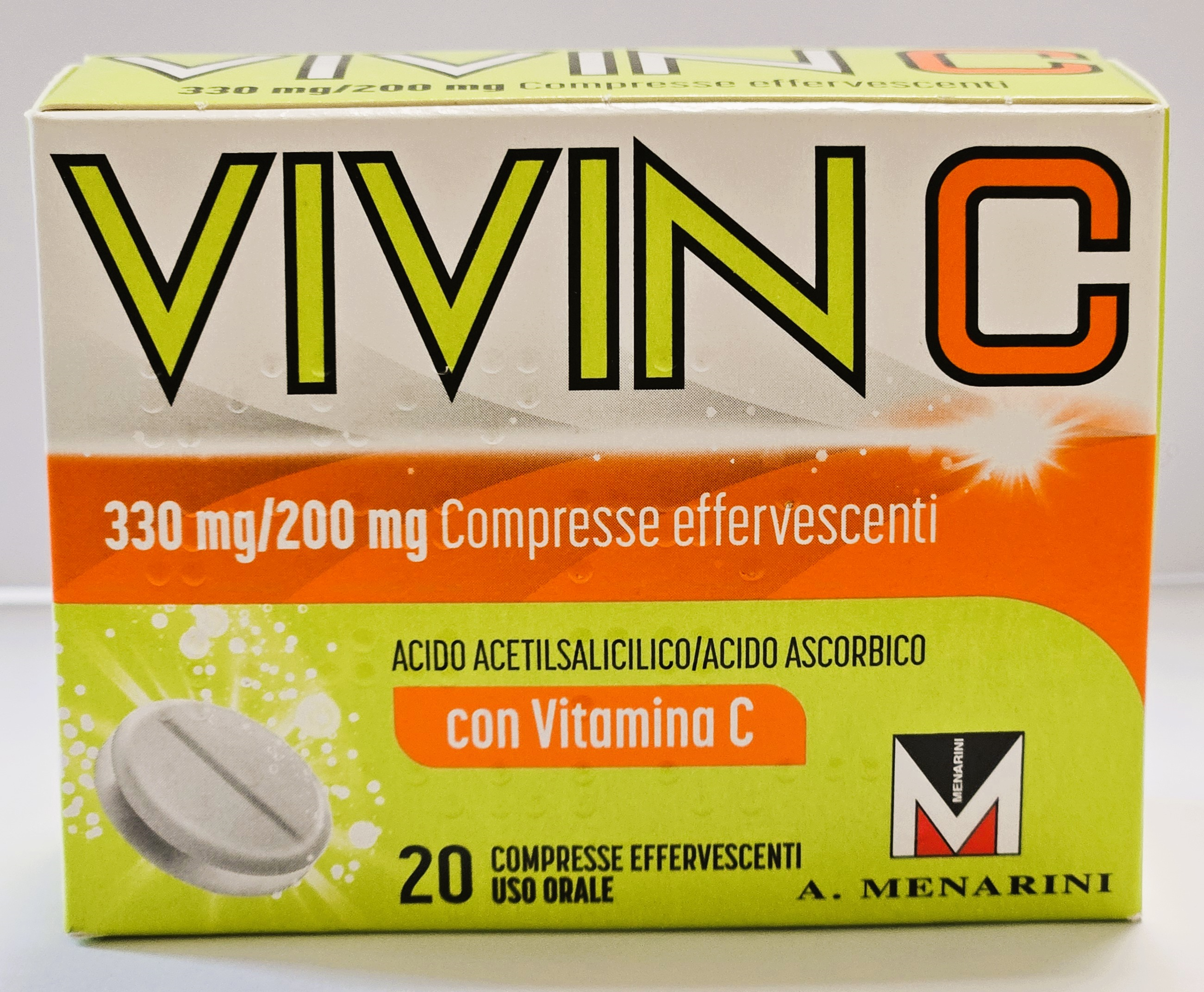 VIVIN C*20CPR EFF 330MG+200MG - Farma Nice