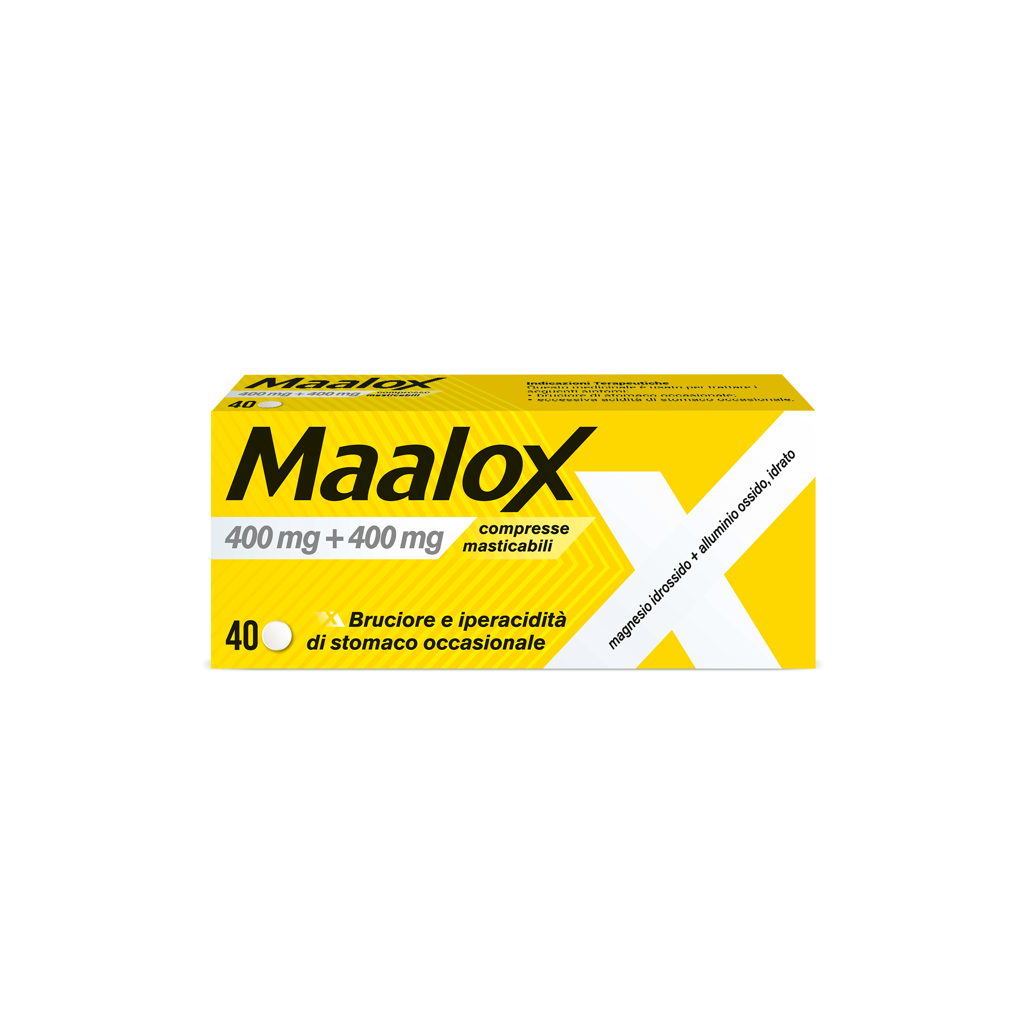 MAALOX*40CPR MAST 400MG+400MG - Farma Nice