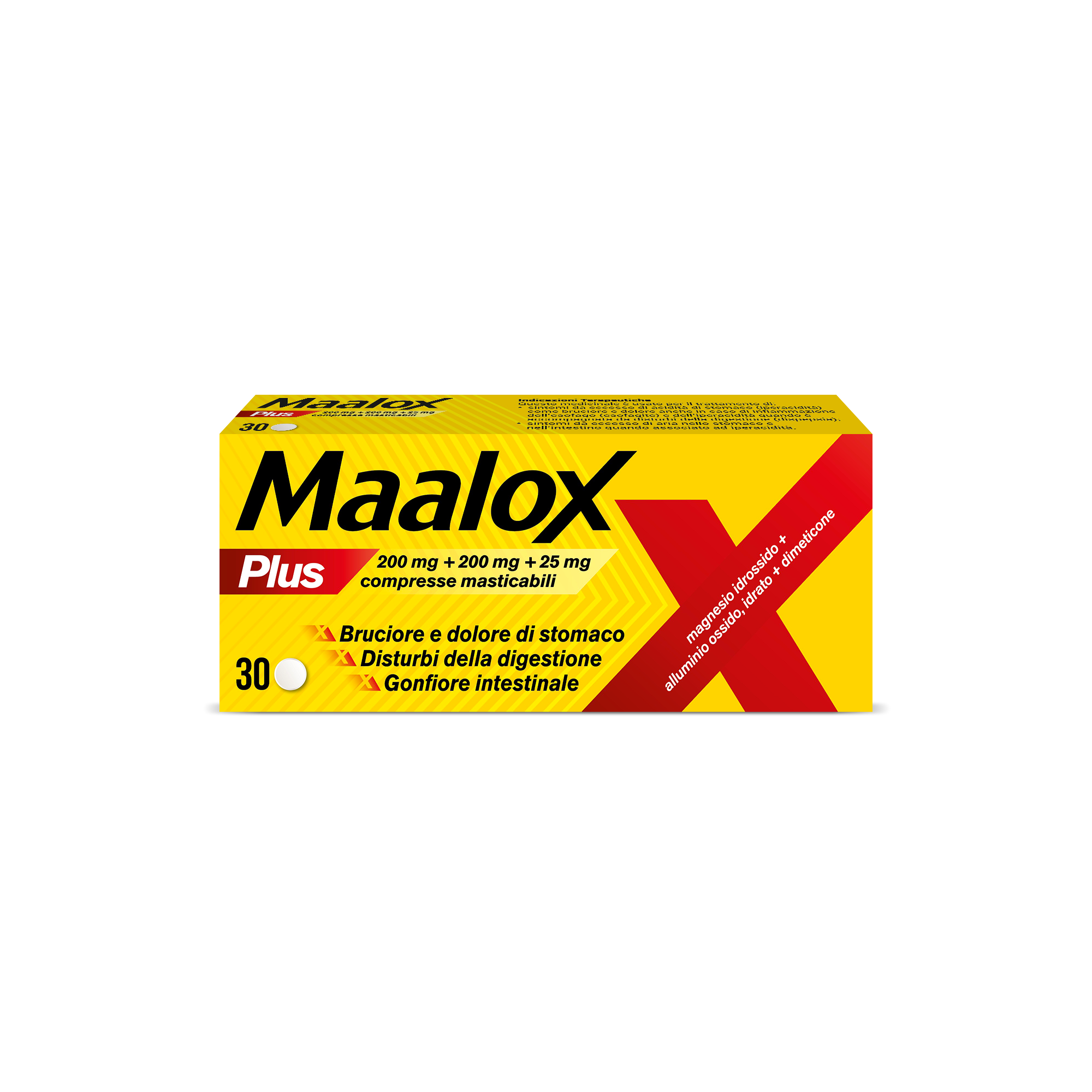 MAALOX PLUS*30CPR MAST - Farma Nice