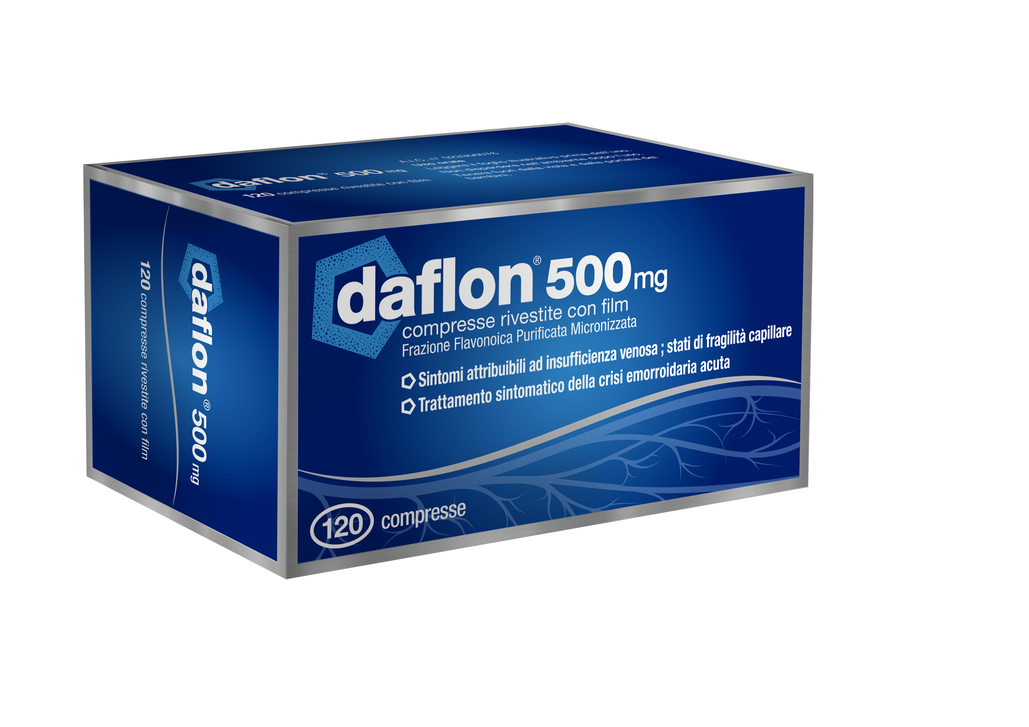 DAFLON*120CPR RIV 500MG - Farma Nice
