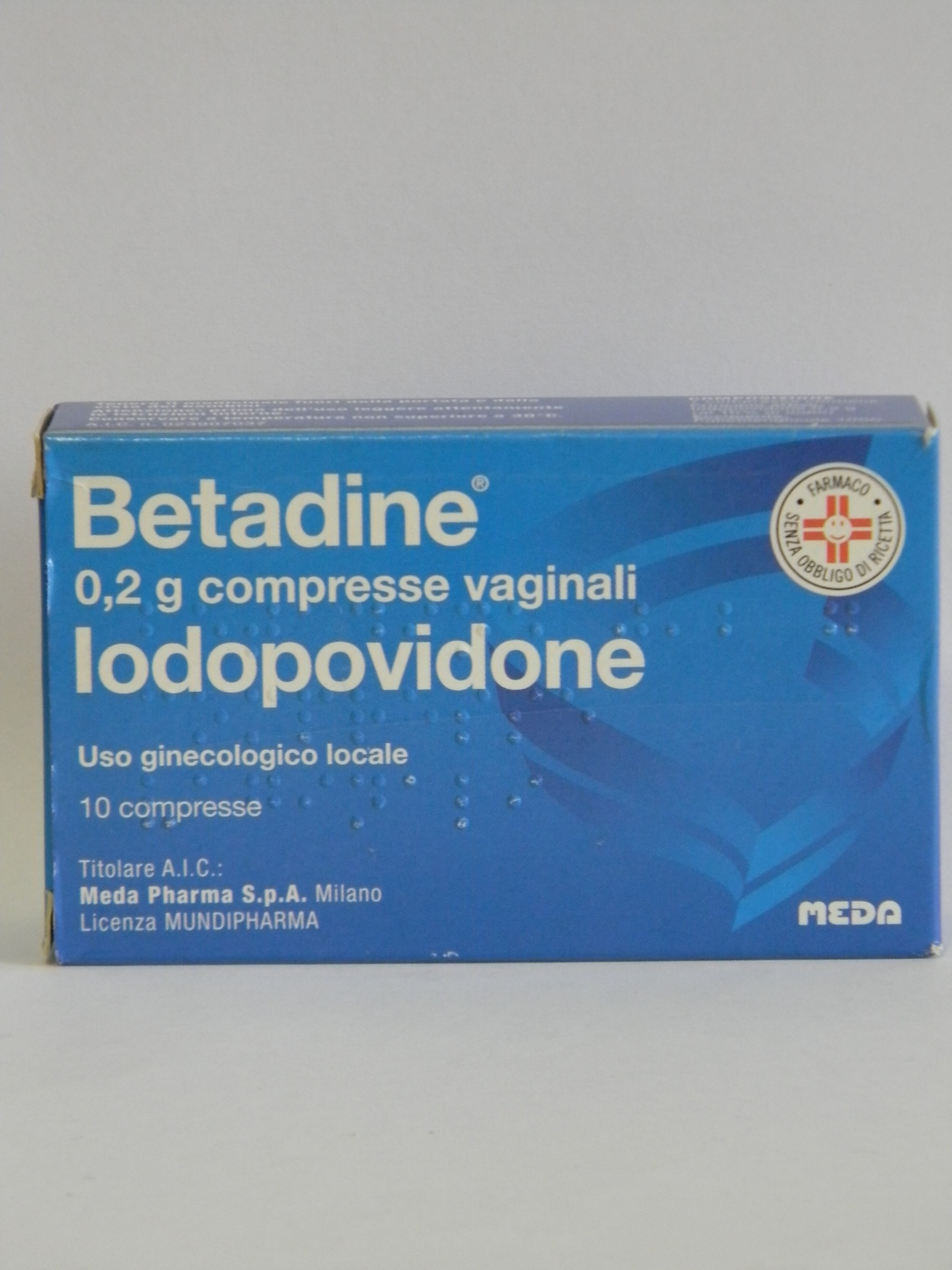 BETADINE*10CPR VAG 200MG - Farma Nice