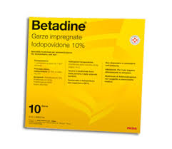 BETADINE*10GARZE IMPREGN 10x10 - Farma Nice