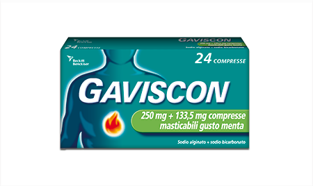 GAVISCON*24CPR MENT250+133,5MG - Farma Nice
