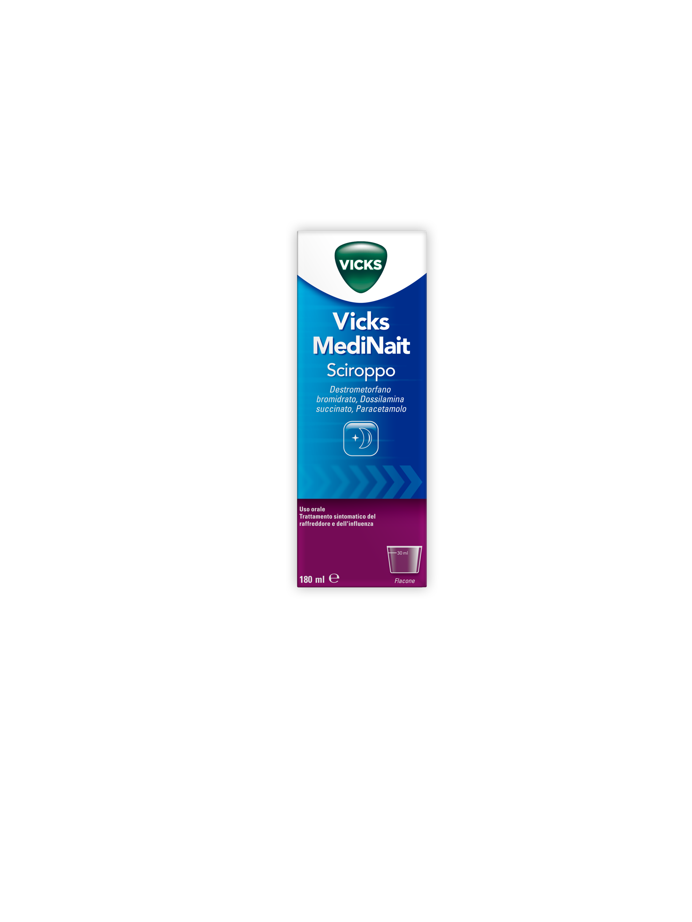 VICKS MEDINAIT*SCIR 180ML - Farma Nice