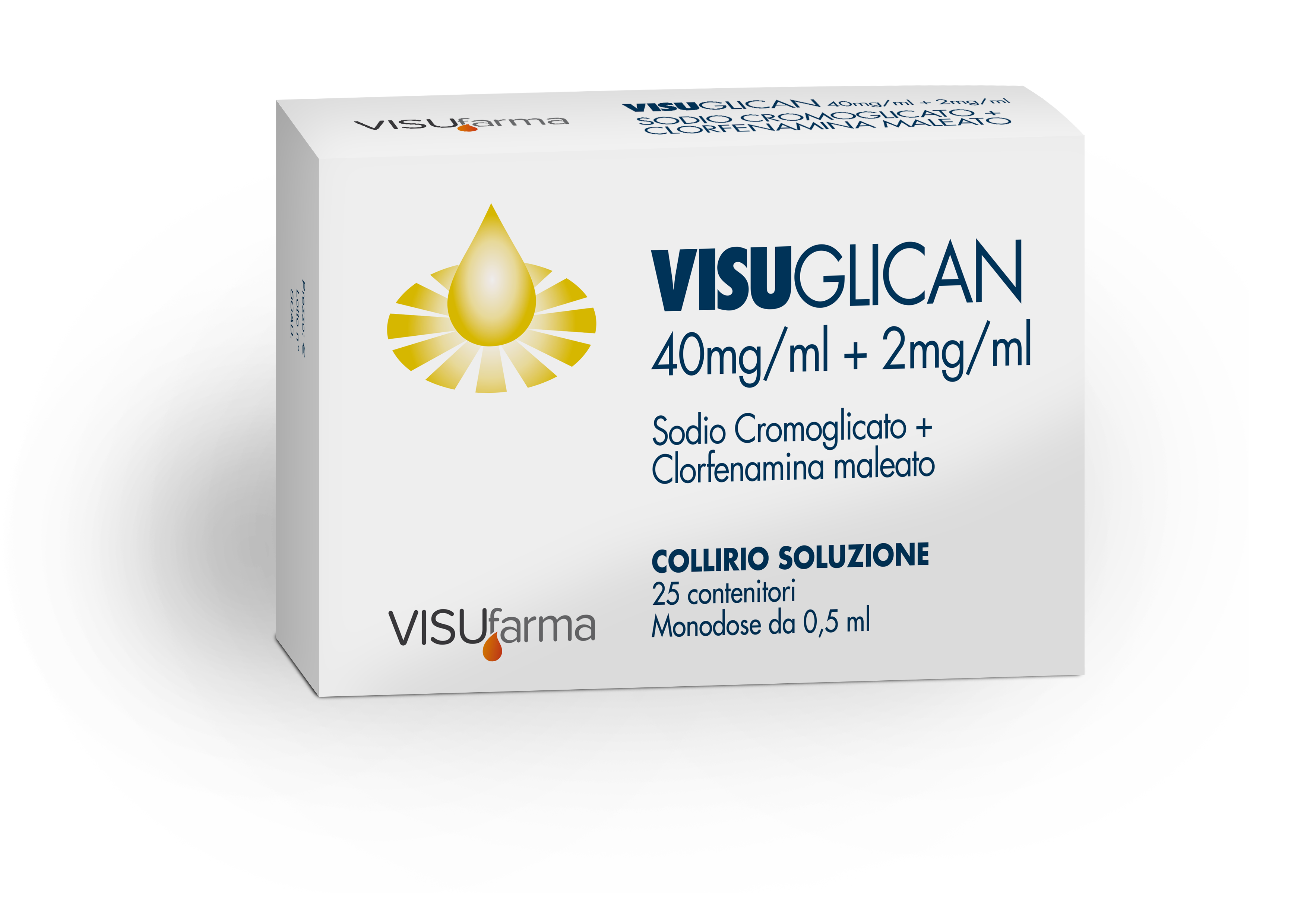 VISUGLICAN*COLL 25D 40+2MG/ML - Farma Nice