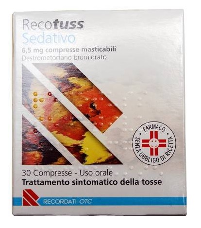 RECOTUSS SEDAT*30CPR MAST6,5MG - Farma Nice