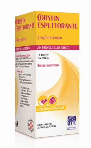 CORYFIN TOSSE ESPETT*SCIR200ML - Farma Nice