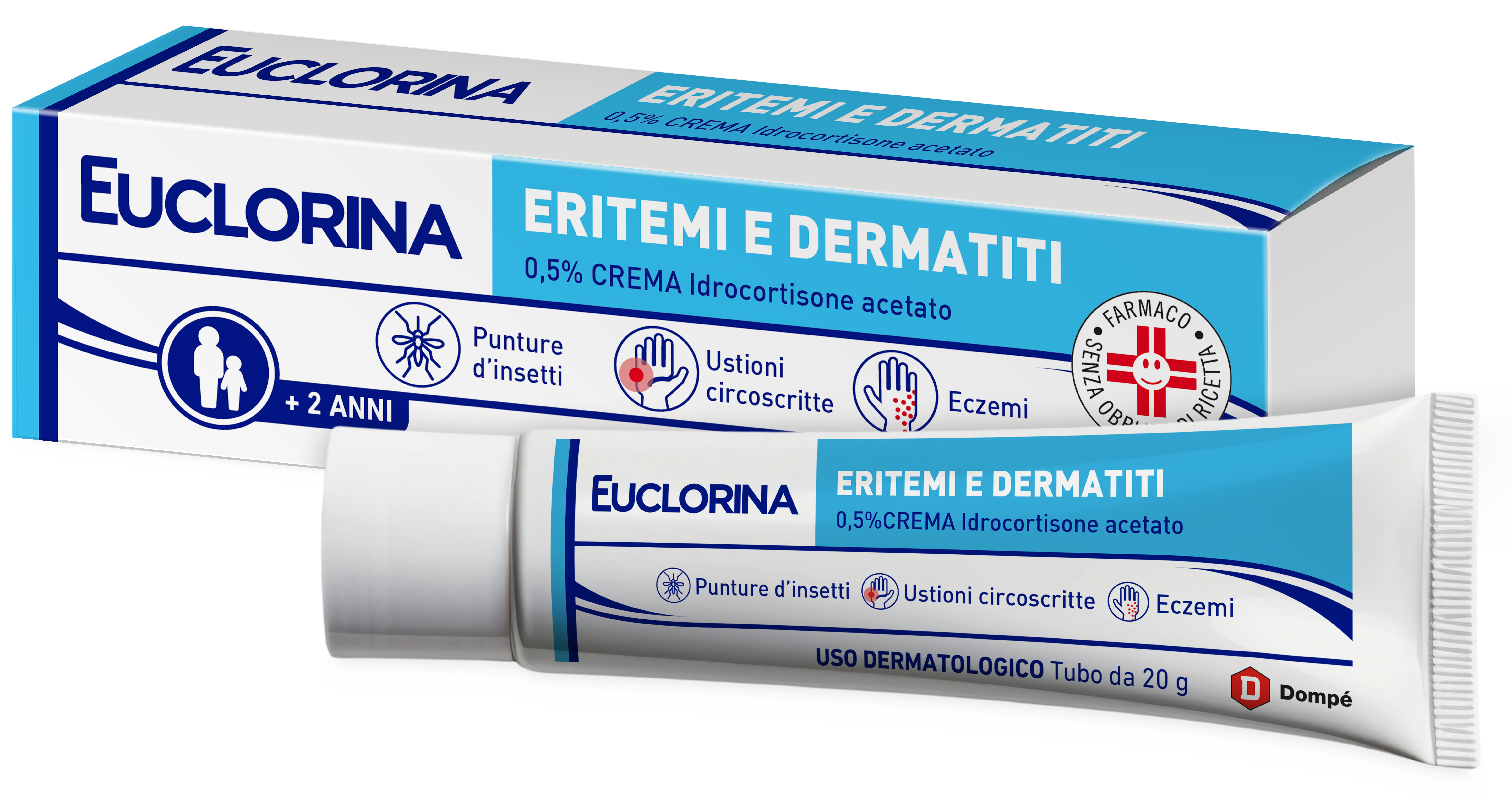 EUCLORINA ERITEMI*CR 20G 0,5% - Farma Nice