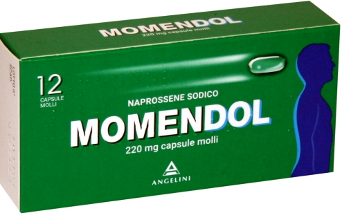 MOMENDOL*12CPS MOLLI 220MG - Farma Nice