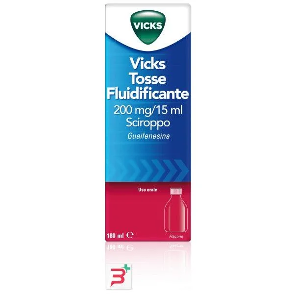 VICKS TOSSE FLUIDIF*FL 180ML - Farma Nice