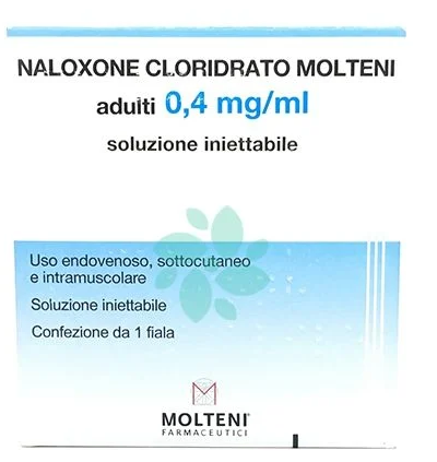 NALOXONE CLOR MOLT*F 0,4MG 1ML - Farma Nice