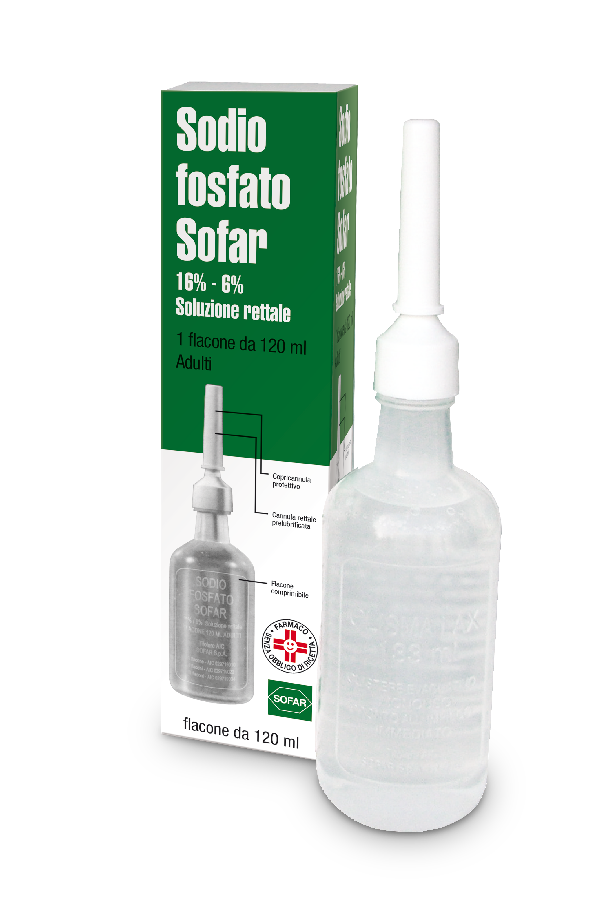 SODIO FOSFATO ALFA*RETT 120ML - Farma Nice