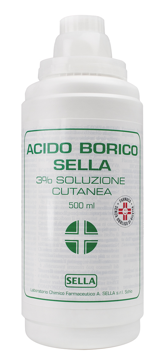 ACIDO BORICO SELLA*3% 500ML - Farma Nice