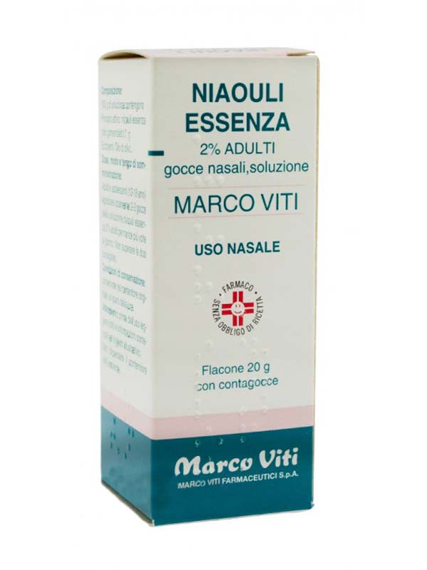 NIAOULI ESSENZA MV*2% GTT 20G - Farma Nice