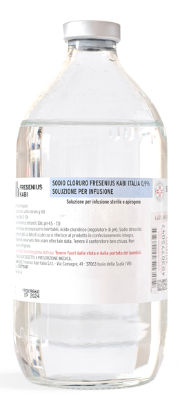 SODIO CLORURO FKI*0,9% 500ML - Farma Nice