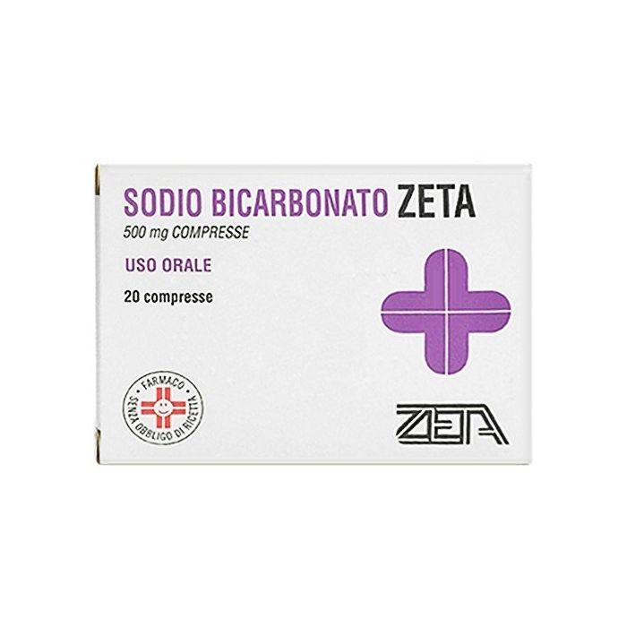 SODIO BICARB*20CPR 500MG - Farma Nice