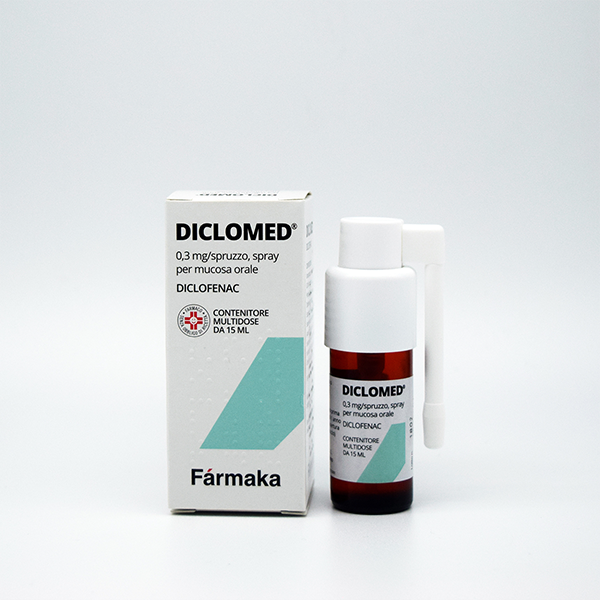 DICLOMED*SPRAY 15ML 0,3MG/DOSE - Farma Nice
