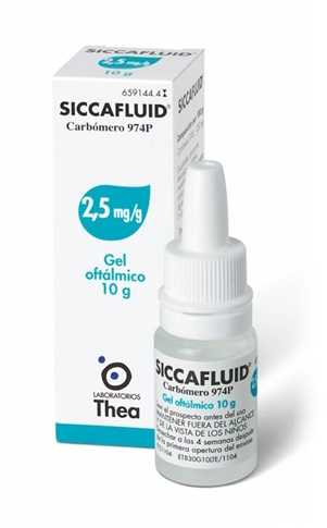 SICCAFLUID*GEL OFT 10G 2,5MG/G - Farma Nice