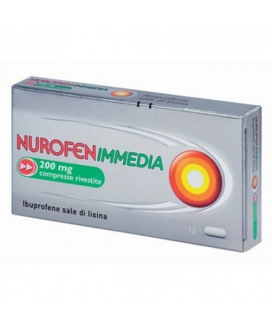 NUROFENIMMEDIA*12CPR RIV 200MG - Farma Nice