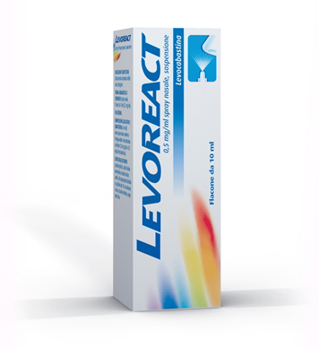 LEVOREACT*SPRAY NAS 10ML 0,5MG - Farma Nice