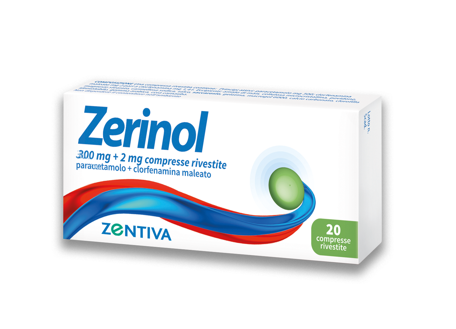 ZERINOL*20CPR RIV 300MG+2MG - Farma Nice