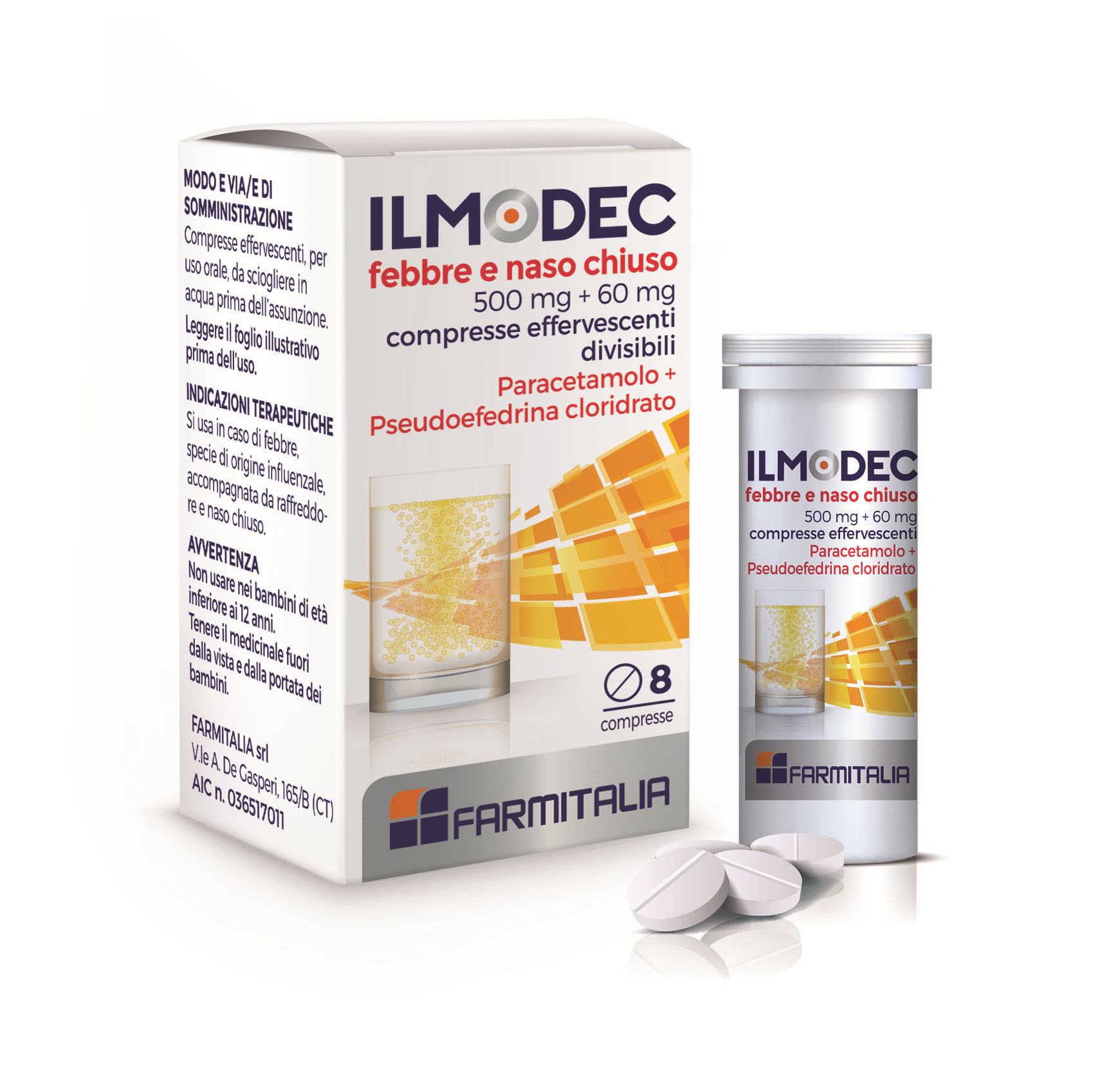 ILMODEC FEBBRE E NASO CH*8CPR - Farma Nice