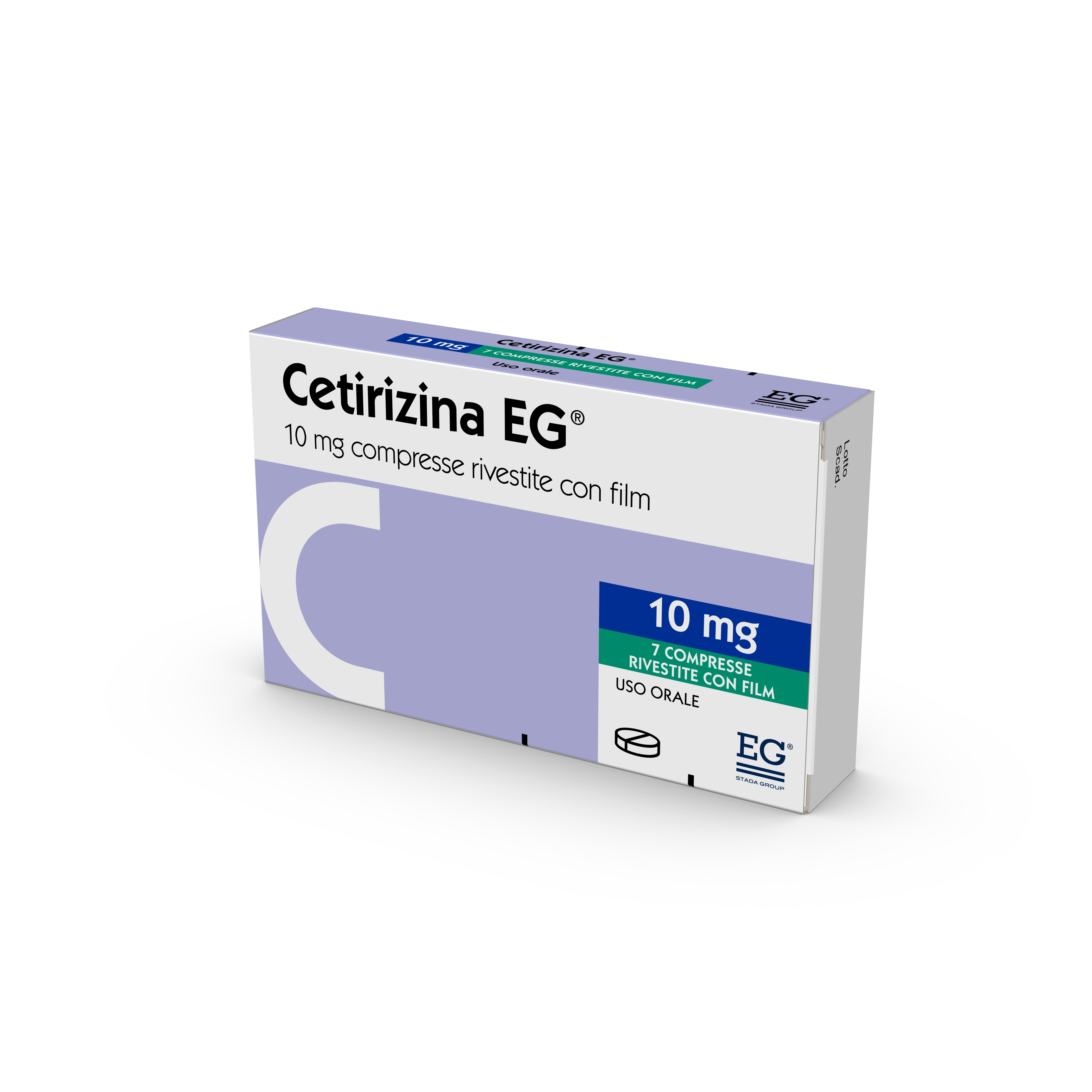 CETIRIZINA EG*7CPR RIV 10MG - Farma Nice