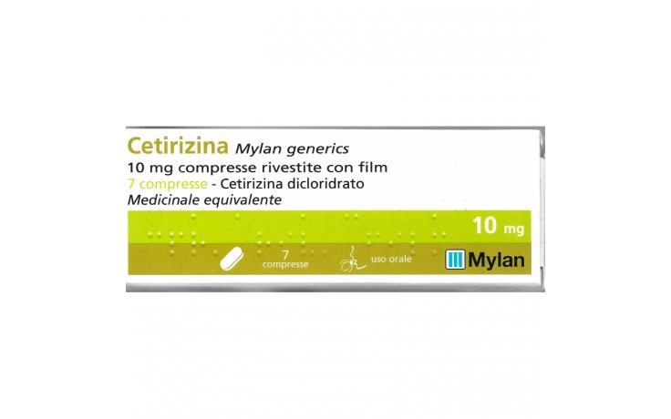 CETIRIZINA MY*7CPR RIV 10MG - Farma Nice