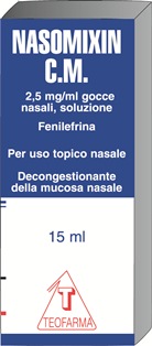 NASOMIXIN CM*GTT 15ML 2,5MG/ML - Farma Nice