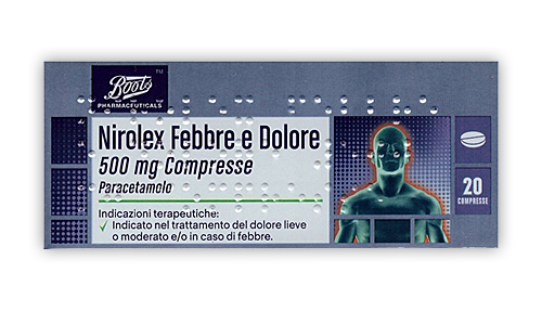 NIROLEX FEBBRE DOL*20CPR 500MG - Farma Nice