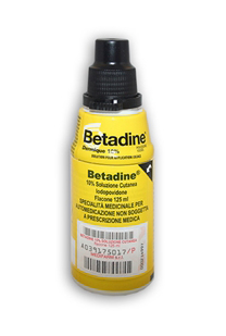 BETADINE*SOLUZ CUT 125ML 10% - Farma Nice