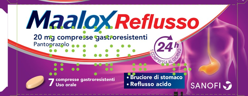 MAALOX REFLUSSO*7CPR 20MG - Farma Nice