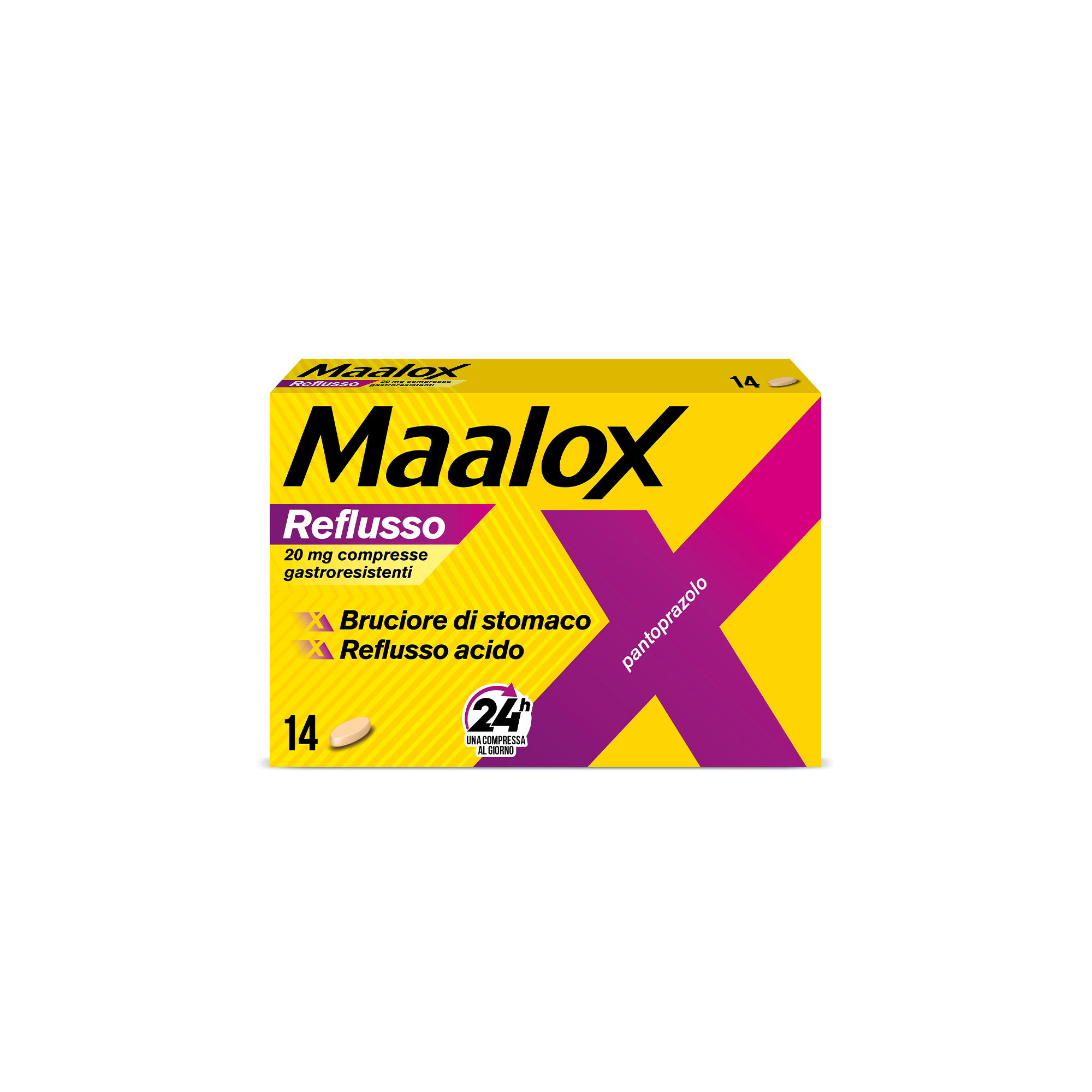 MAALOX REFLUSSO*14CPR 20MG - Farma Nice