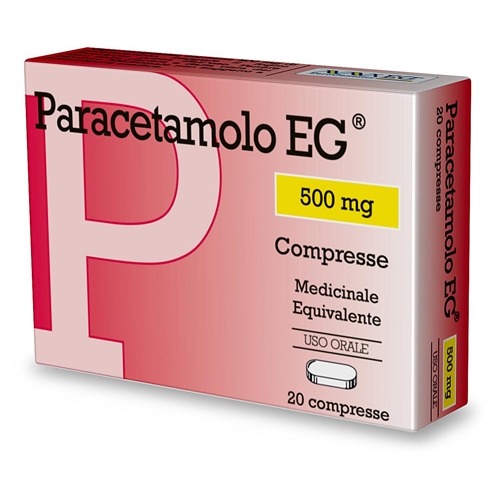 PARACETAMOLO EG*20CPR 500MG - Farma Nice