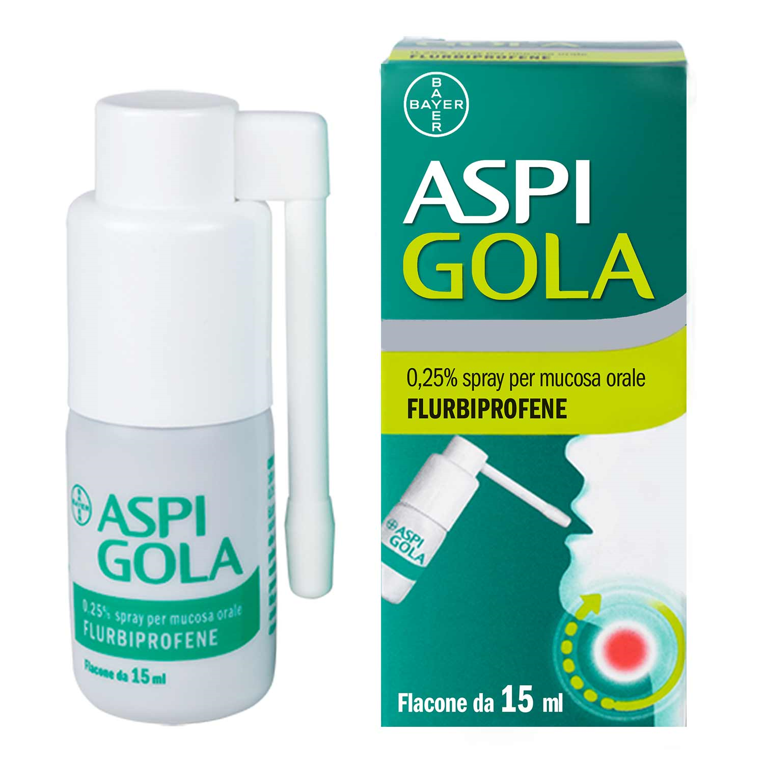 ASPI GOLA*OS SPRAY 15ML 0,25% - Farma Nice