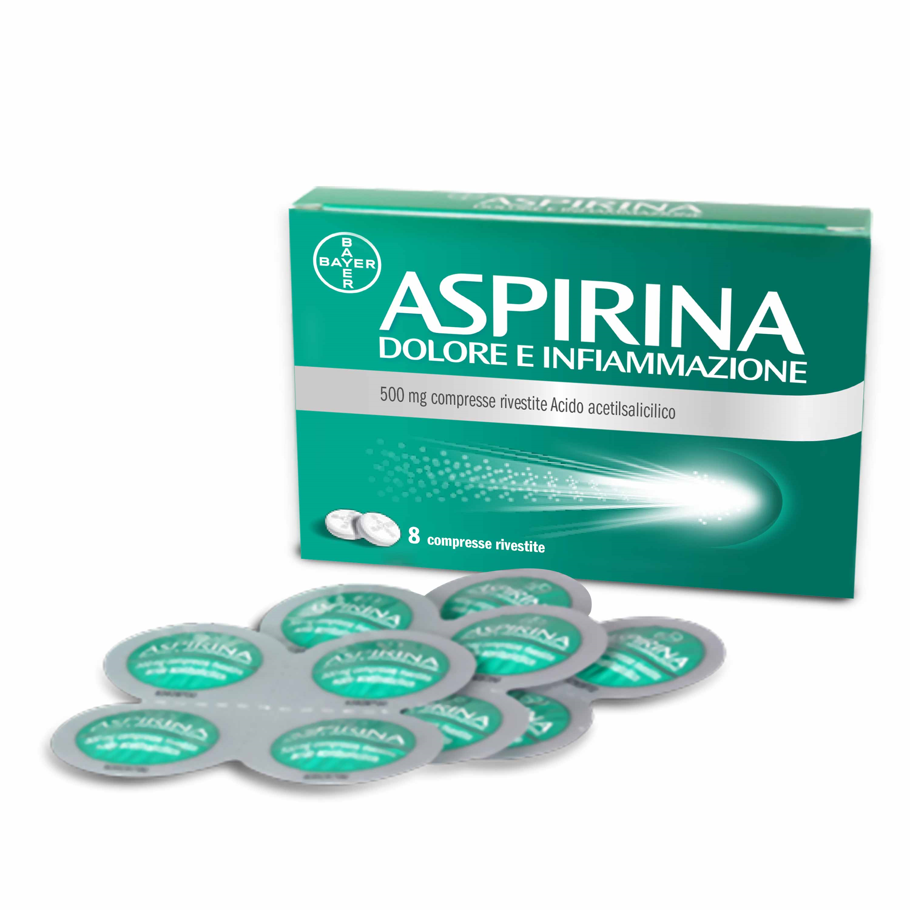 ASPIRINA DOLORE INF*8CPR 500MG - Farma Nice