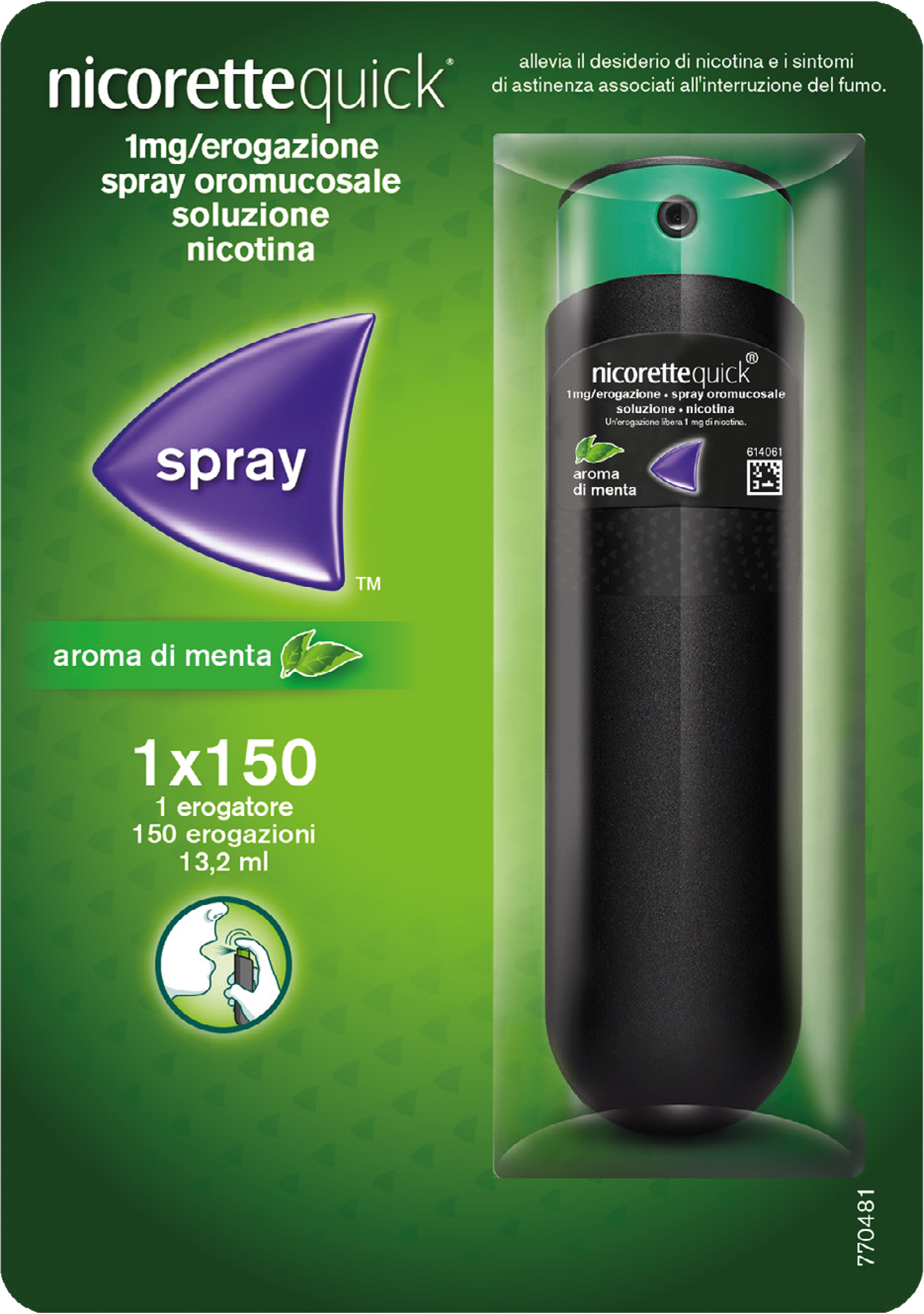 NICORETTEQUICK*SPRAY 1FL 150D - Farma Nice