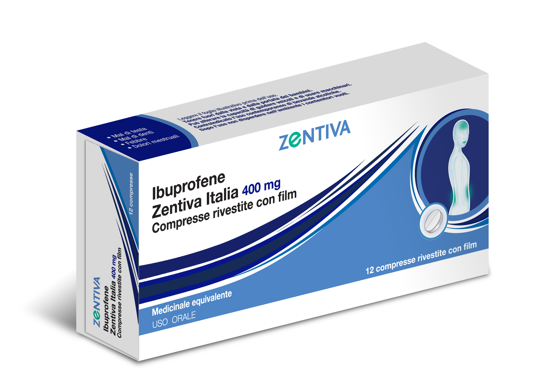 IBUPROFENE ZEN*12CPR 400MG - Farma Nice