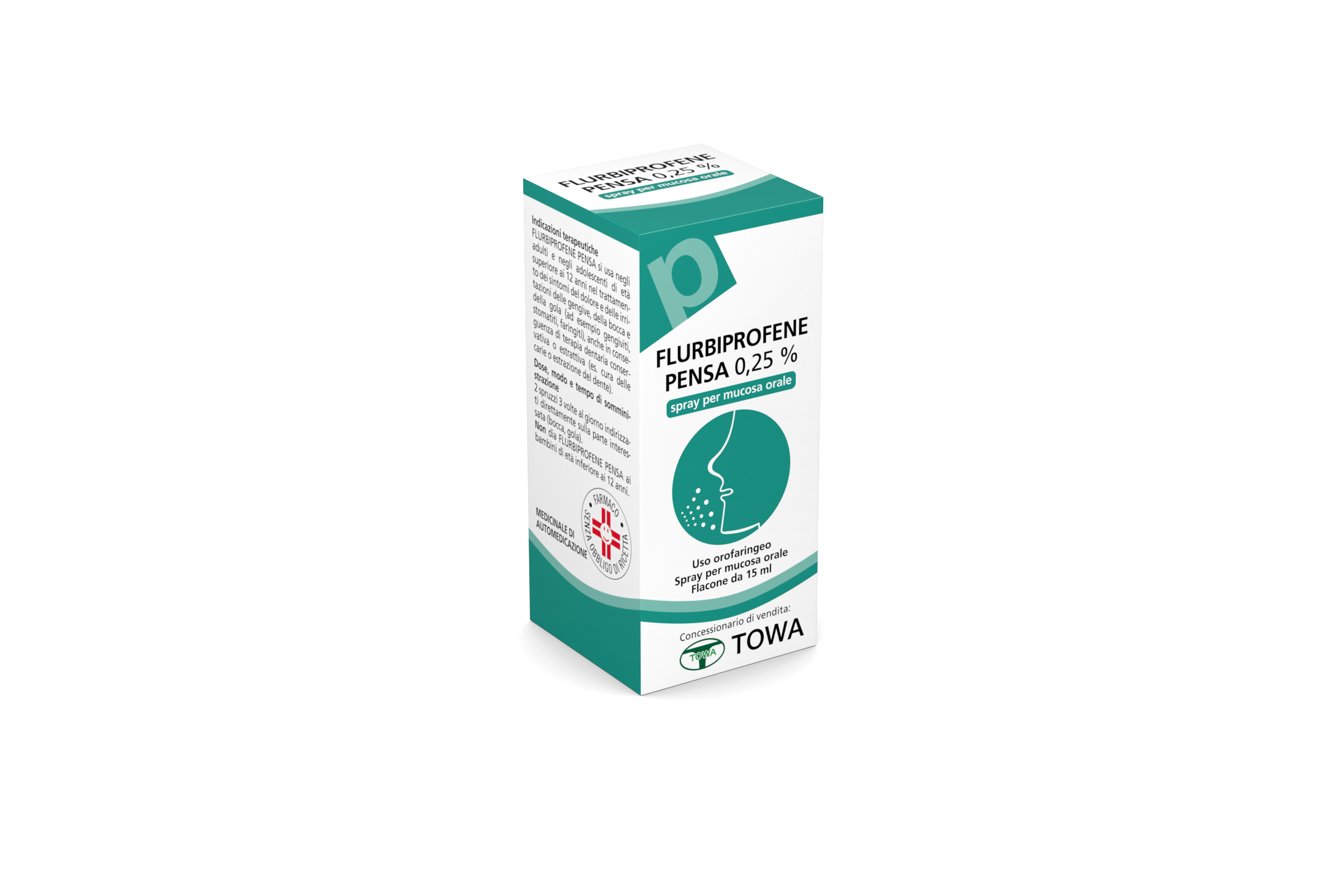 FLURBIPROFENE PE*OS SPRAY 15ML - Farma Nice