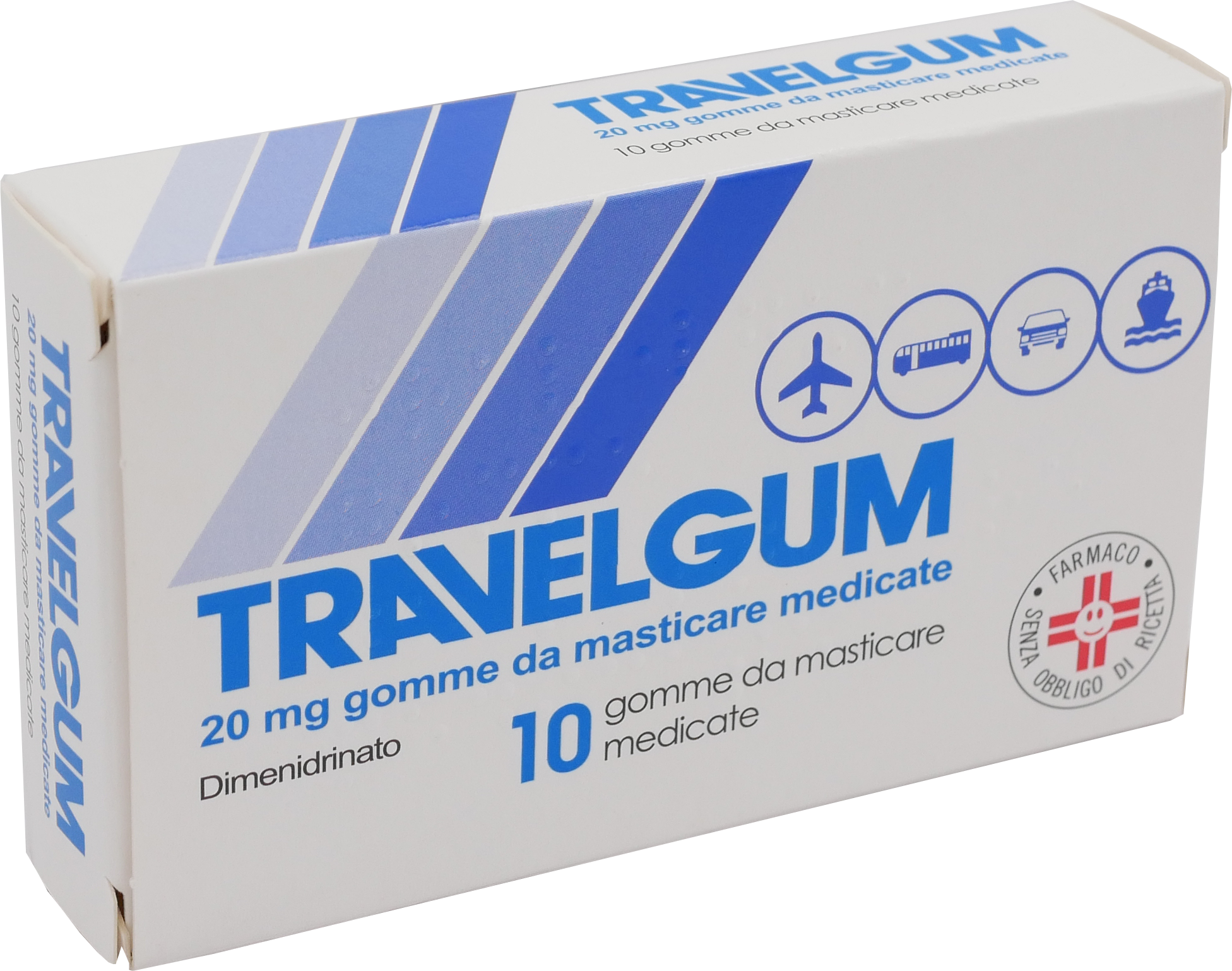 TRAVELGUM*10GOMME MAST 20MG - Farma Nice